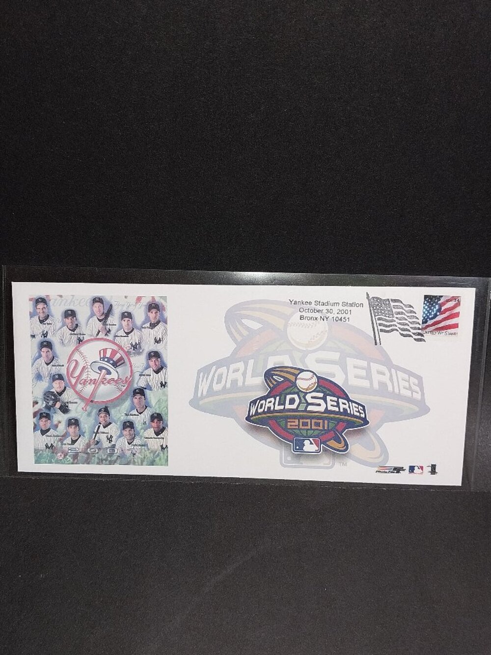 New York Yankees 2001 First Day Cover 2001 World Series